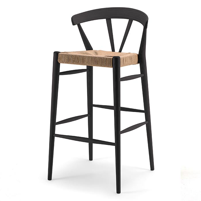 156-2127SGDx-Ginger-2127-Barstol-kladd-sits Ginger 2127 Barstol naturflätad sits - Bild 1