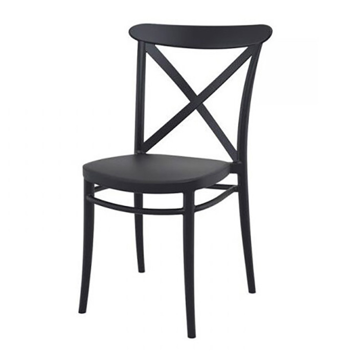 folc-cross-svart-e1699622181212-1 Cross - Stapelbar stol - Bild 1